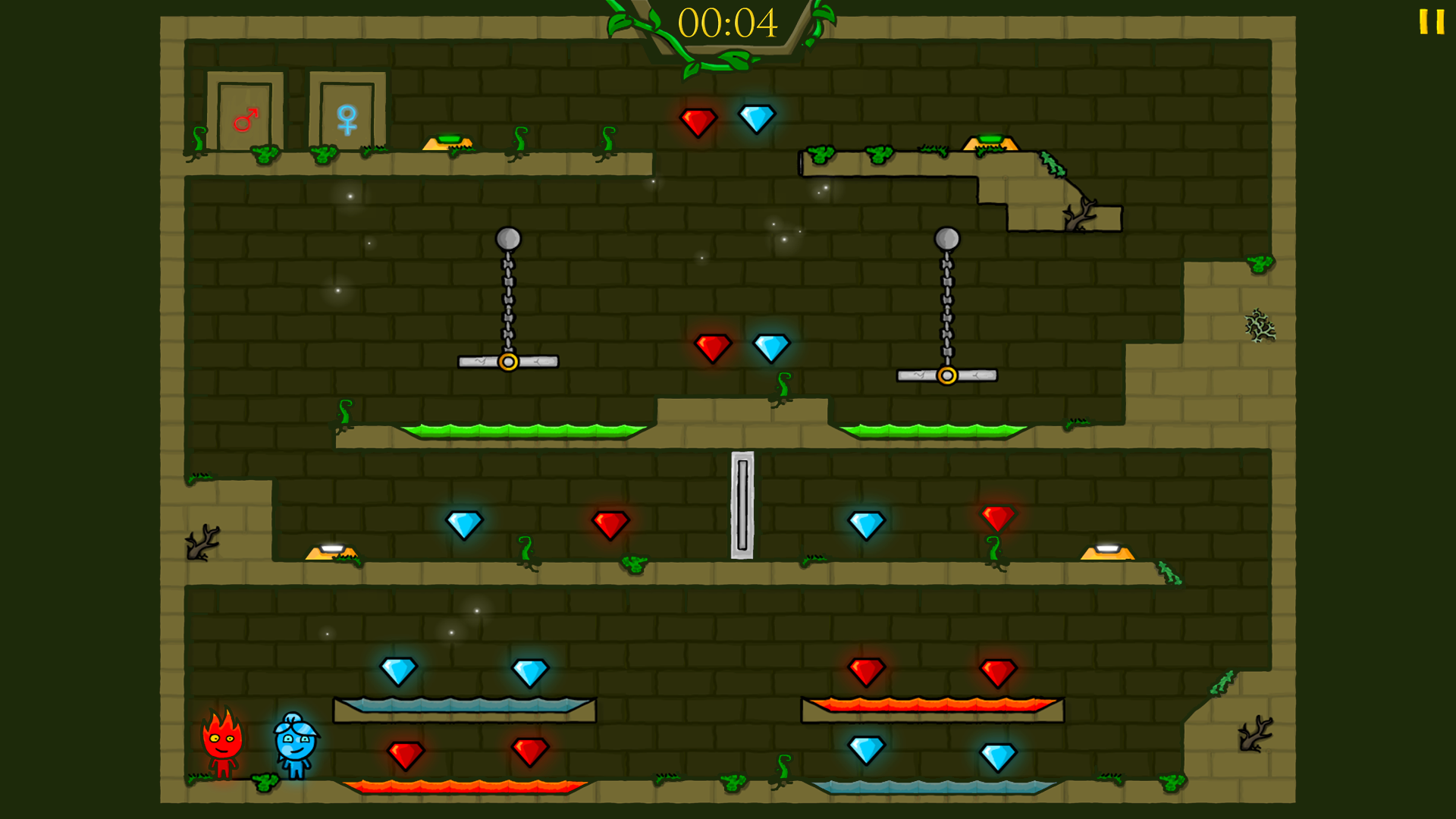 Fireboy & Watergirl 1 in The Forest Temple screenshot 1