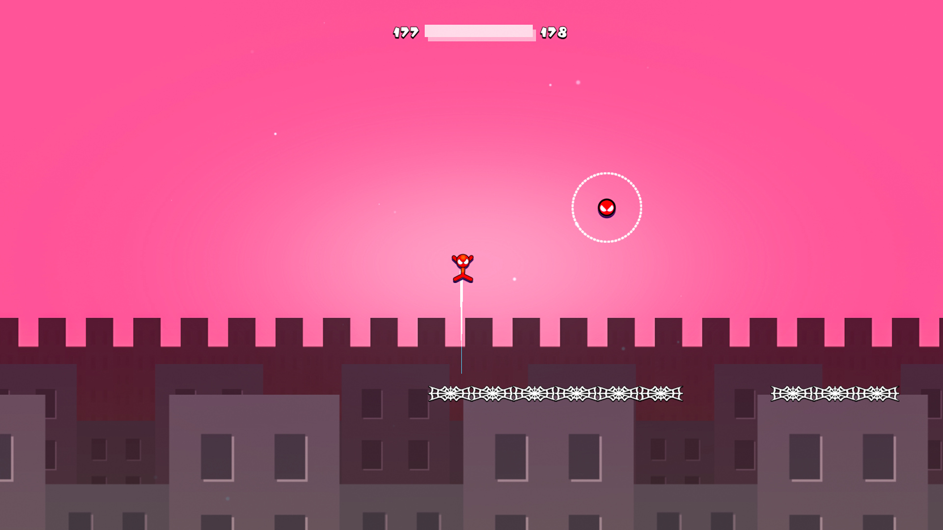 Stickman Spider Superhero with hook screenshot 2