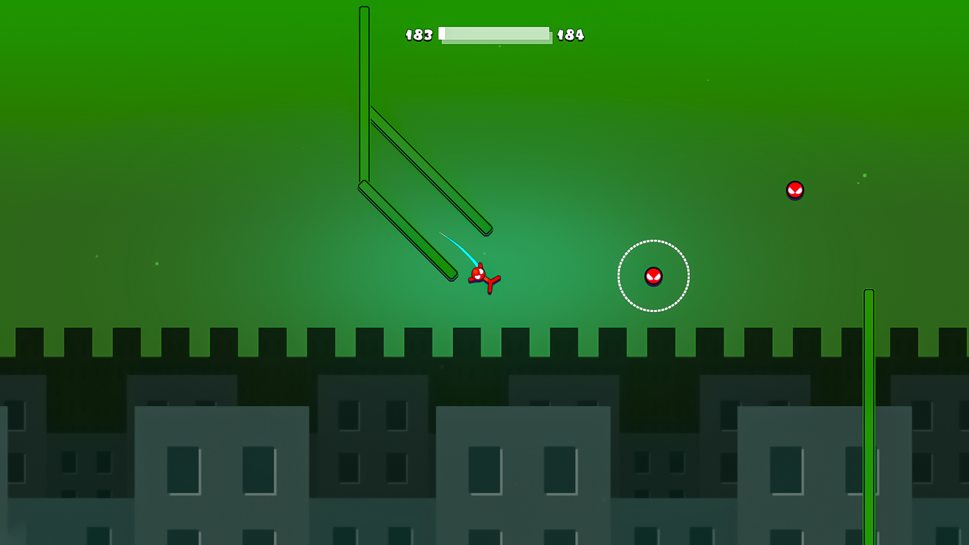 Stickman Spider Superhero with hook screenshot 3