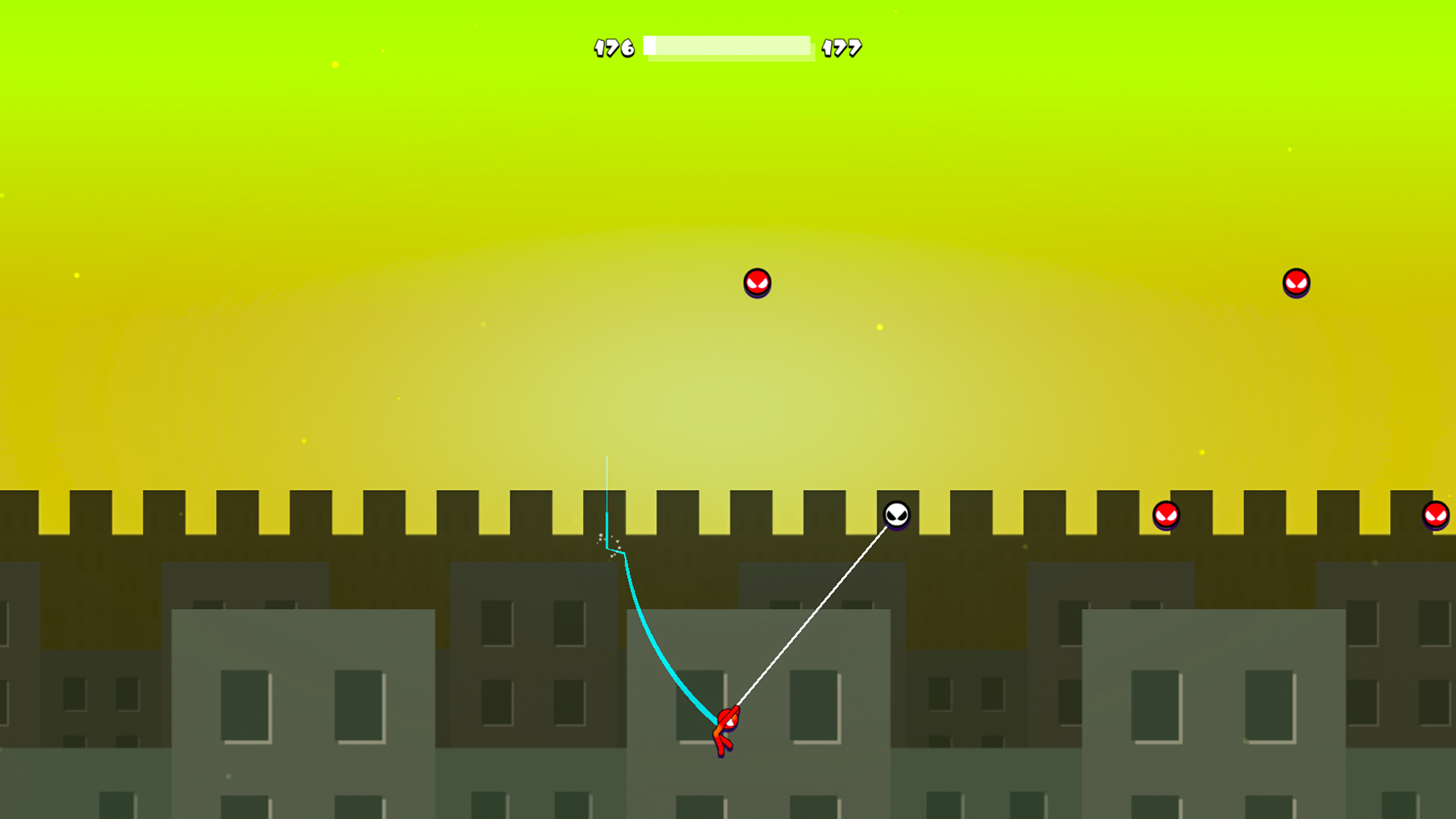 Stickman Spider Superhero with hook screenshot 4